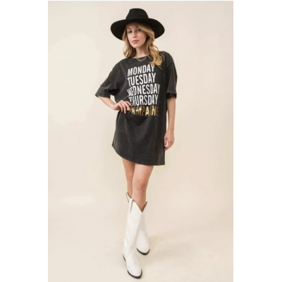 Sequin Dress - Days of the Week Champagne (Size Small)